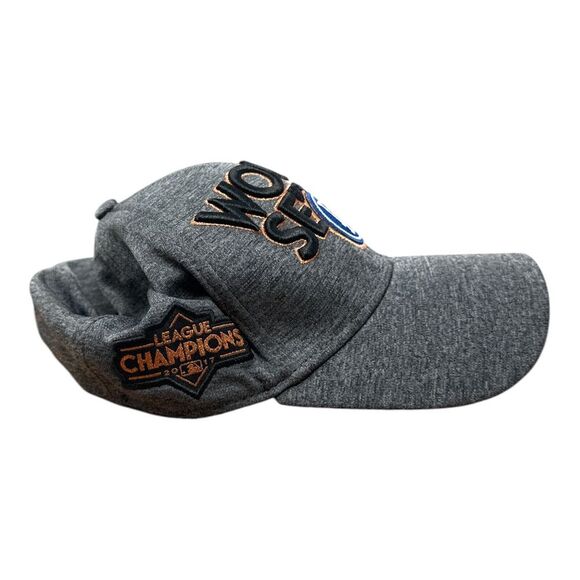 2017 LA Dodgers World Series NL Champions New Era 39Thirty On Field Flex Fit Cap - Picture 2 of 6